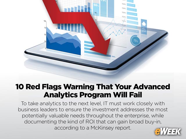 10 Red Flags Warning That Your Advanced Analytics Program Will Fail