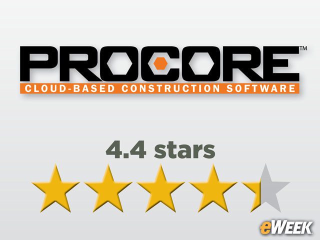 Procore Technologies: 4.4 out of 5 stars