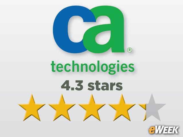 CA Technologies: 4.3 out of 5 stars