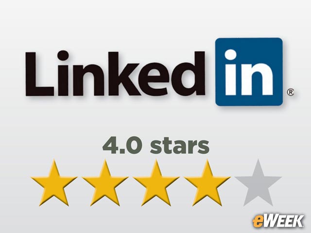 LinkedIn: 4.0 out of 5 stars